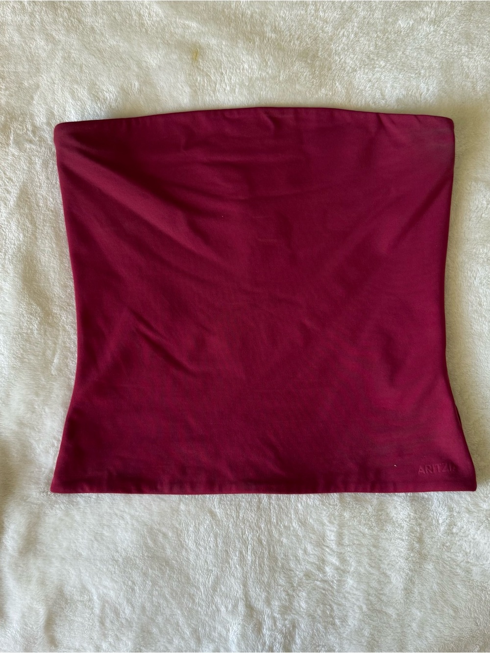 Aritzia Contour Cherry Red Tube Top